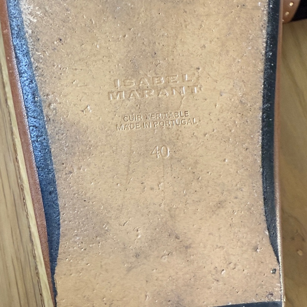 Isabel Marant Lennyo Leather Sandals - Picture 3 of 6
